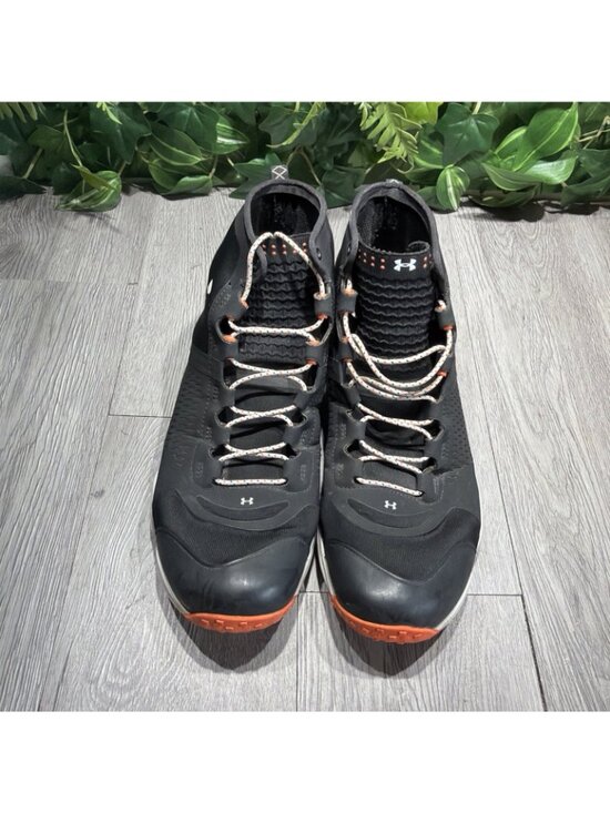 Under Armour SpeedFit Hike Mid Black Orange Mens Size 12.5 Boots main image 7